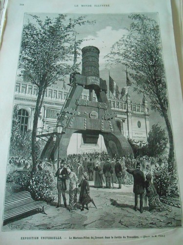 Gravure 1878 expo - -,