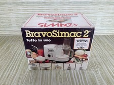 VINTAGE BRAVO SIMAC 2 Bravosimac Food Processor RARE NIB #12
