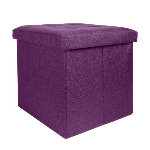 Ottoman pouf pliable 30x30x30 - pouf,