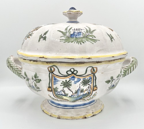 Soupière faïence de - soupière, en