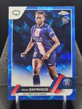 2022-23 Topps Chrome Sapphire Women’s UCL Oriane Jean-Francois #34 PSG Rookie RC