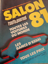 Salon 1981 - l'auto journal -