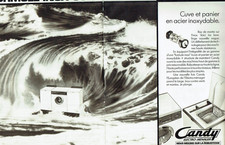 Advertising 0925 1982 Candy Washing Machine Stainless Steel Bowl 2 Pages