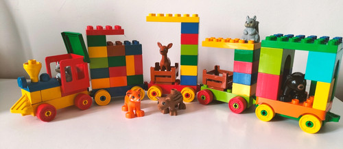 Train lego duplo - train, vintage