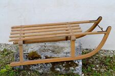 -BELLE ANCIENNE LUGE BOIS et