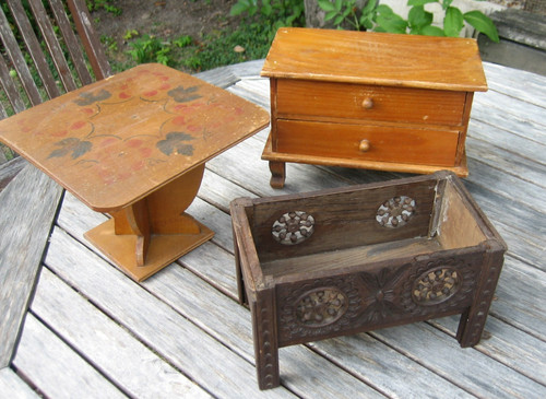 Meubles poupée ancien - de,