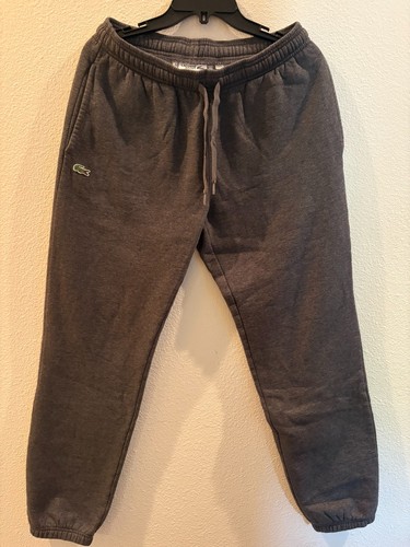 Lacoste gray joggers bran - lacoste,