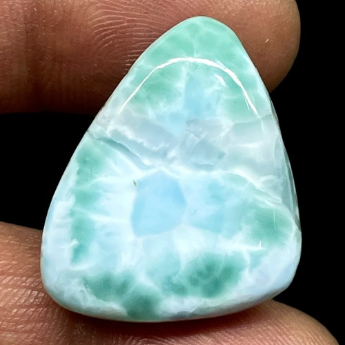Larimar naturel cabochon - larimar,
