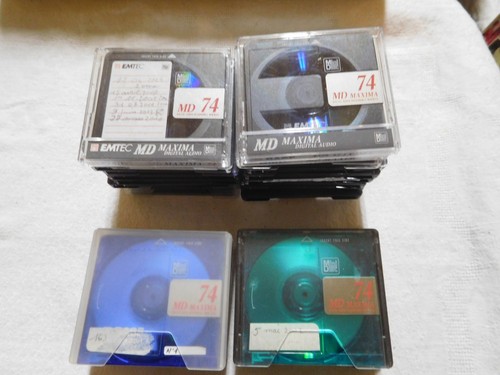 Lot minidisk emtec 74 - de,