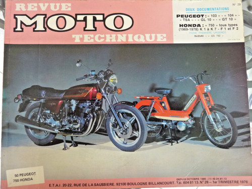 Revue technique moto rmt - revue, n°