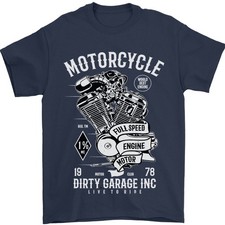 Moto Sale Garage Moto Motard T-Shirt 100% Coton