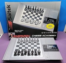 Vintage Saitek Kasparov Talking Chess Academy - Clean 
