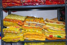 MULTI WHOLESALE LOT INDIAN WEDDING DUPATTA VINTAGE EMBROIDERY SCARF VEIL HIJAB L