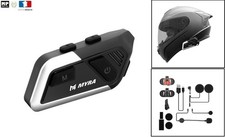 Intercom M500 Moto Oreillette Bluetooth 5.3 Waterproof  Kit Main Libre Moto M500