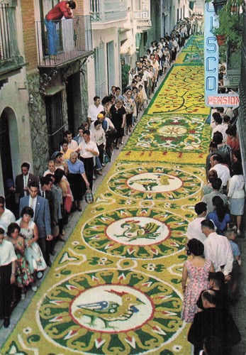 Espagne sitges corpus christi - espagne,