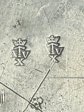 TRÈS RARE ASSIETTE ÉTAIN