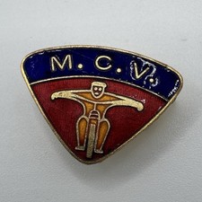 Old enameled badge M.C.V - Moto Club