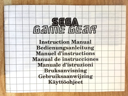 Console sega game gear - sega,