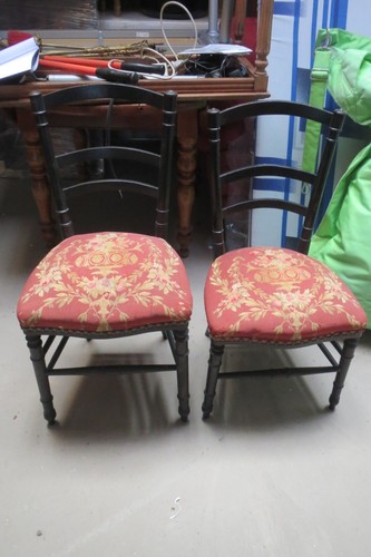 Paire chaises napoléon - de,
