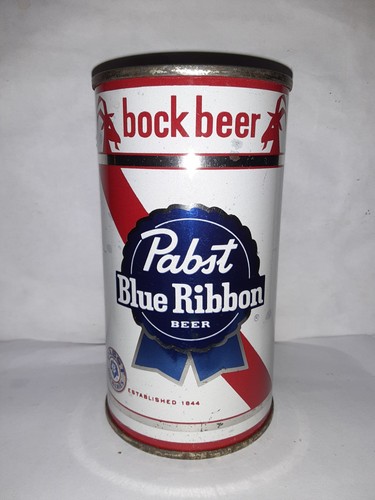 Empty pabst blue ribbon bock - pabst,