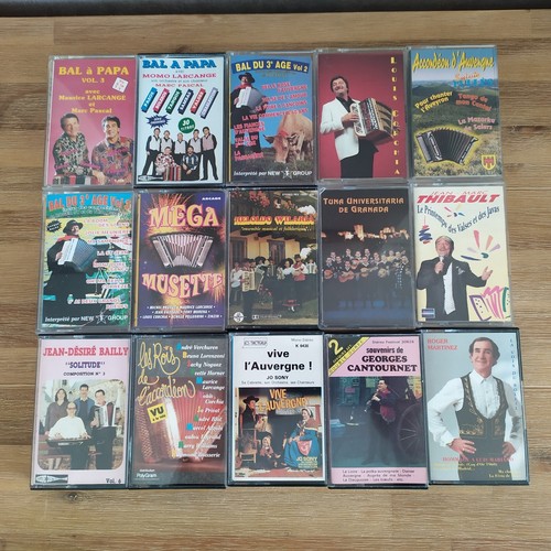 Lot cassettes audio - cassettes,