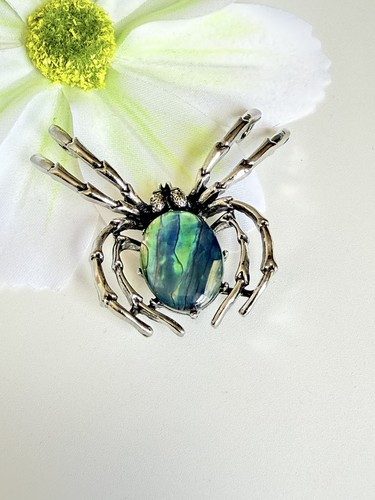 Broche pendentif araignée - pendentif,
