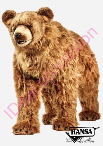 Peluche géante ours brun - peluche,