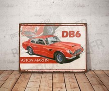 Plaque métal vintage Aston