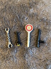 Playmobil Lot Accessoires Police Menotte Lampe Torche Matraque Stop