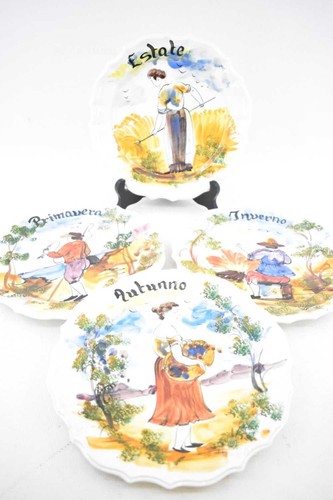 Assiettes saisons en - assiettes,