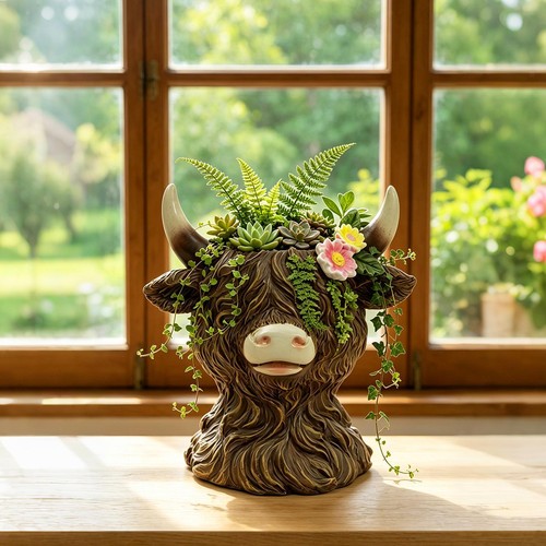 Jardinière forme vache - en,