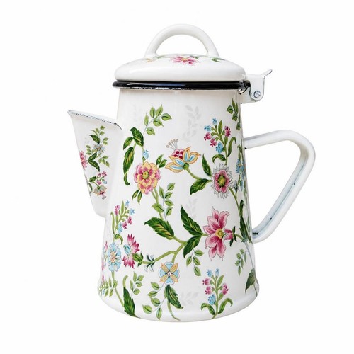 Bouilloire émaillée floral - bouilloire,
