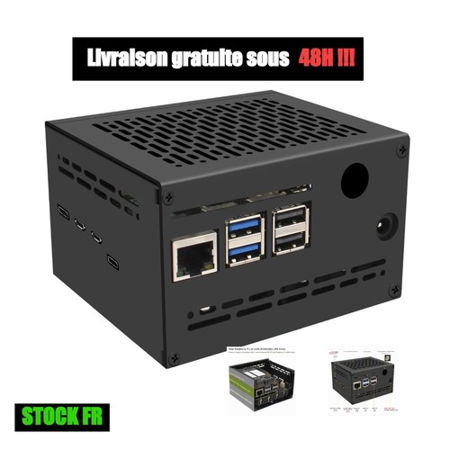 Geekworm x1202 boîtier - geekworm, x1202-c1
