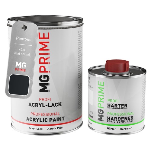 Pantone 426c grey mat satiné - pantone,