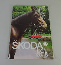 Brochure/brochure Skoda 120 L/120 LS Type 742 status 1976