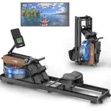 Rameur Pliable Resistance à Eau Support Tablette Réglable Capacité Poids 160Kg