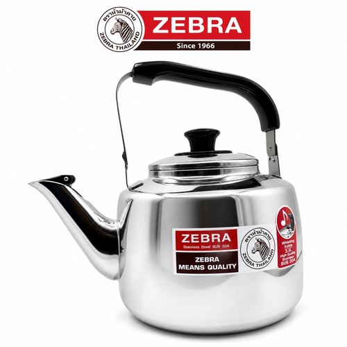 Zebra bouilloire sifflante - bouilloire,