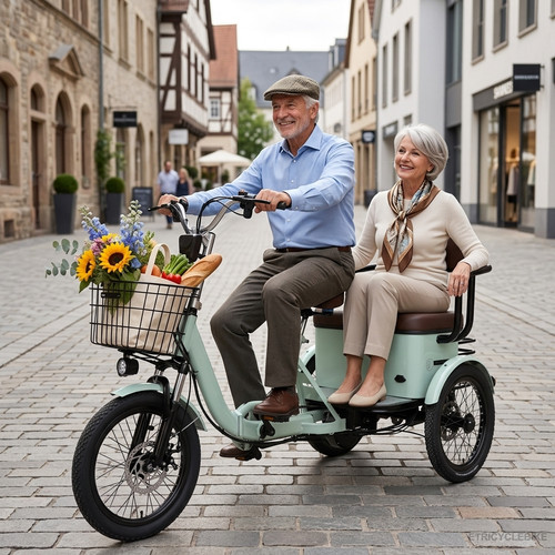 Tricycle électrique adulte - Électrique,
