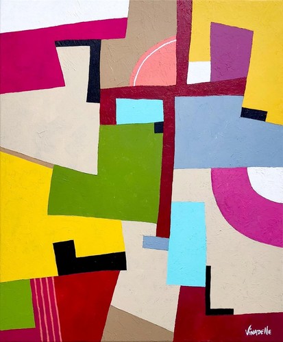 Tableau abstrait tabarin - tableau,