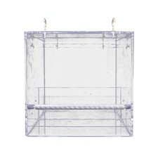  Mangeoir Oiseaux Mangeoire Extérieur Transparente Pour Plateau À