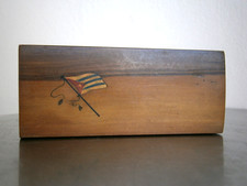 Boite à timbres Bois olivier