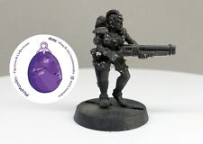 Warhammer 40k, Necromunda metal, Post apo, Escher, Female Ganger, Shotgun, Punk