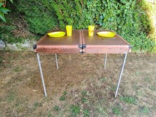 Table de camping pliante