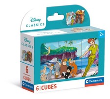 Clementoni 40657 Disney Jigsaw Classic 6 Pieces-Cube Supercolor Children 2-4 Yea