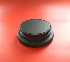 Socle Support Rond  bois noir