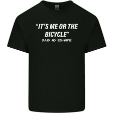Moi Ou Le Vélo A Dit Mon Ex-Femme Cyclisme T-Shirt En Coton Léger Pour Hommes