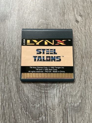 Steel talons atari - atari, lynx