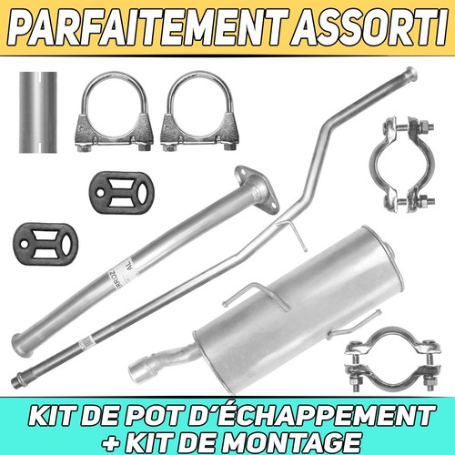 Kit pot échappement - de,