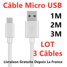 Câble Micro USB 1M 2M 3M