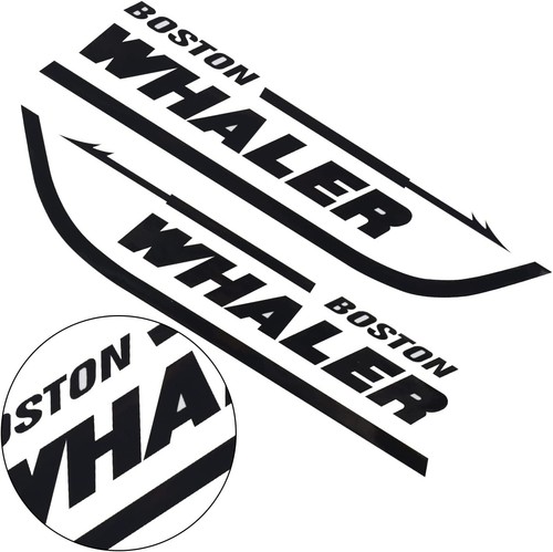 2pc boston whaler sticker - whaler,